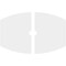 Ekena Millwork Kailey Architectural PVC Ceiling Medallion, 40"W x 26 5/8"H x 3"ID x 21 1/2"C x 1"P, Two-Piece CMP40X26KY2-03000 - alternate 2
